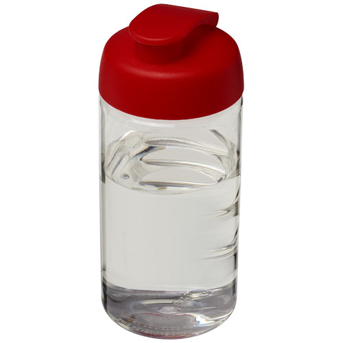 Bouteille de sport 500ml personnalisable H2O Active® Translucide et Rouge